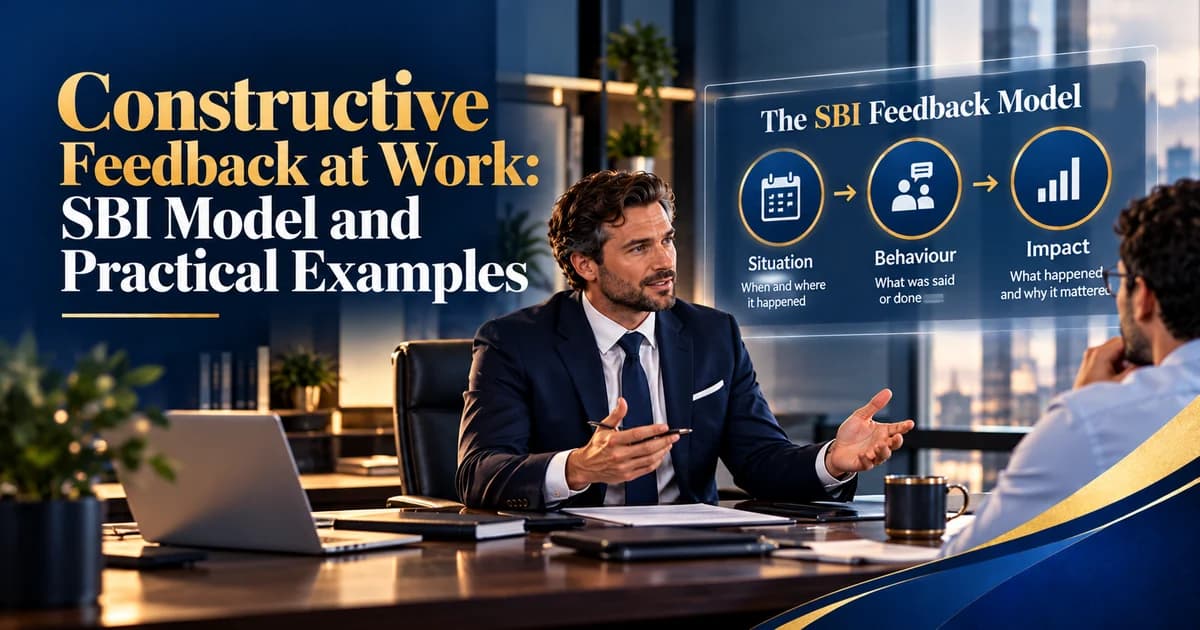 Constructive Feedback at Work: SBI Model and Practical Examples